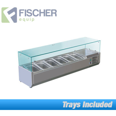 Fischer Cold Bain Marie, 6 x 1/3 GN Trays Included VRX-1400T